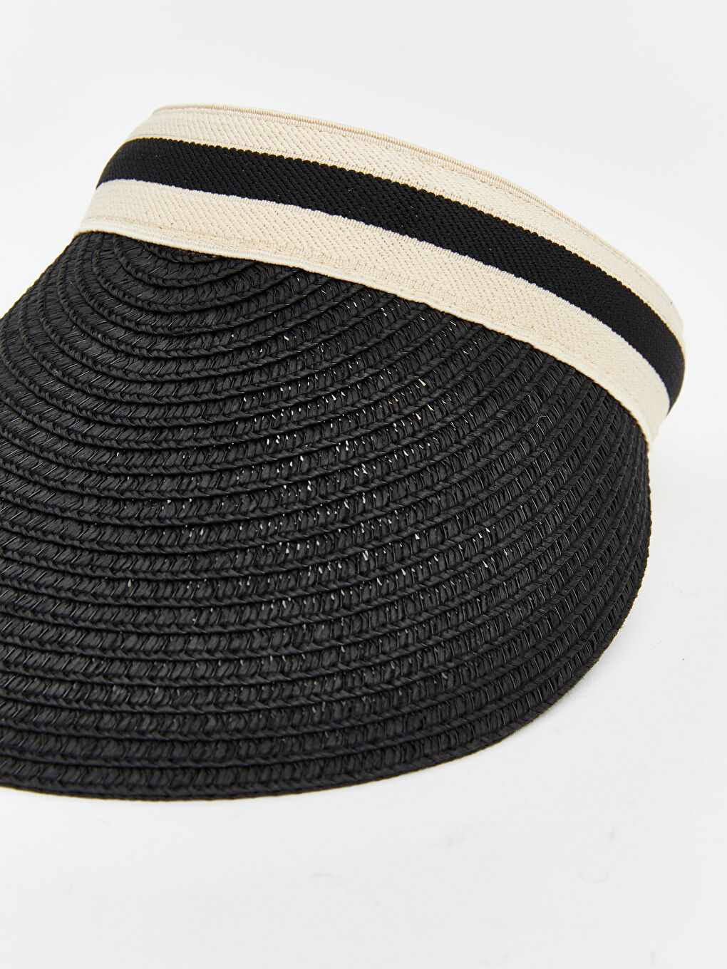 Siyah Kadın Vizör Şapka-1