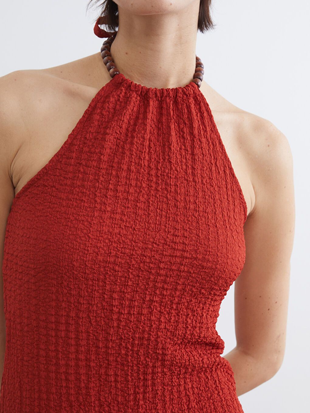 Rochie PORTOCALIU Femeie-2