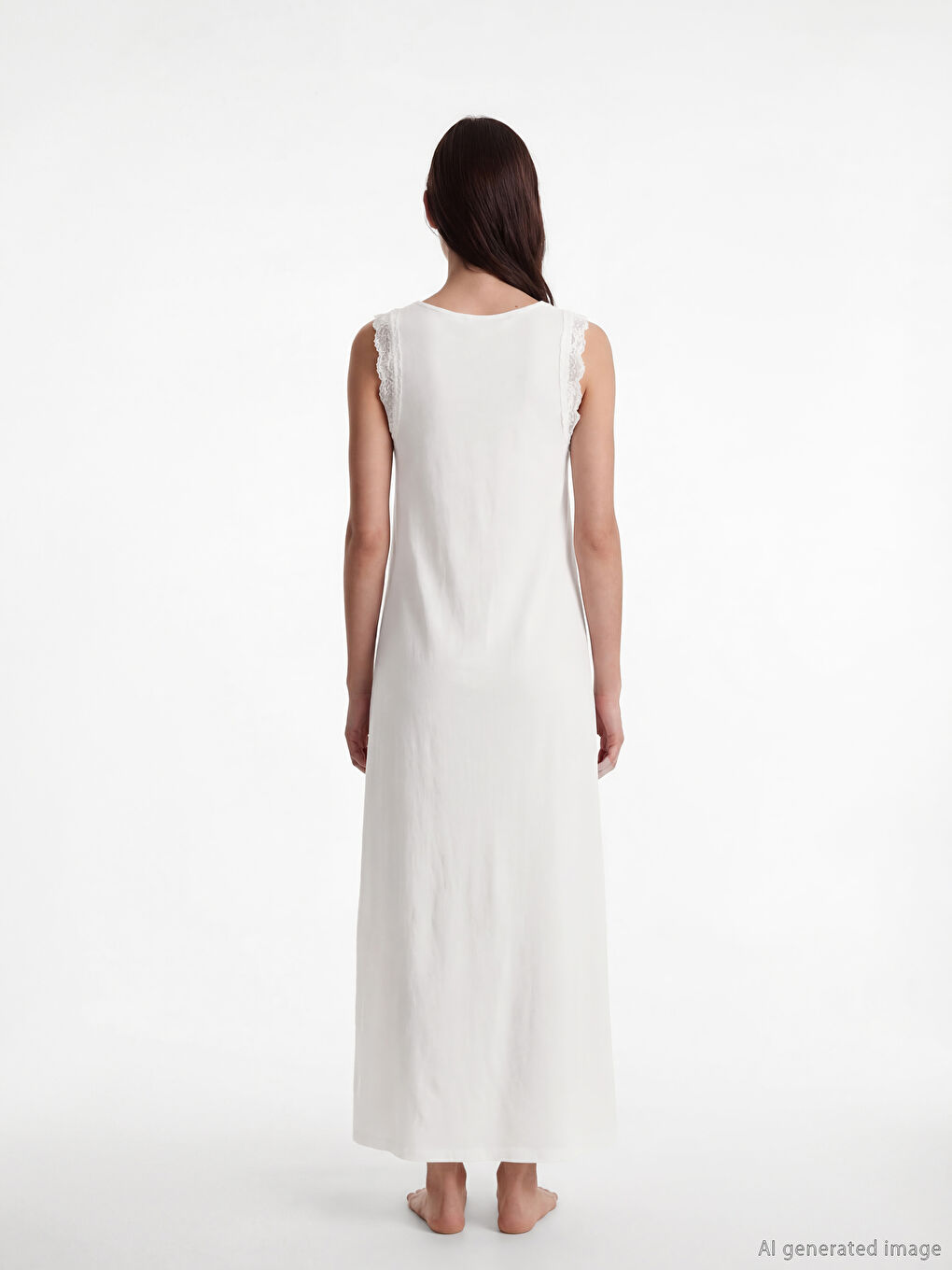 V-Neck Lace Women's Nightdress-3