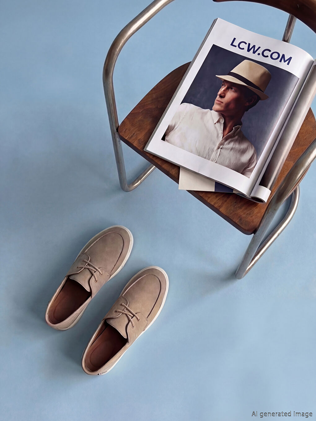 Kahverengi Bağcıklı Erkek Klasik Ayakkabı