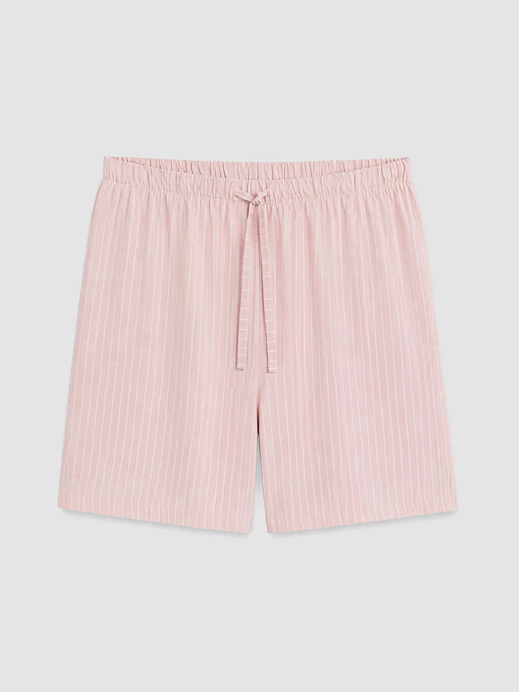 Crew Neck Striped Women's Shortie Pyjama Set-6