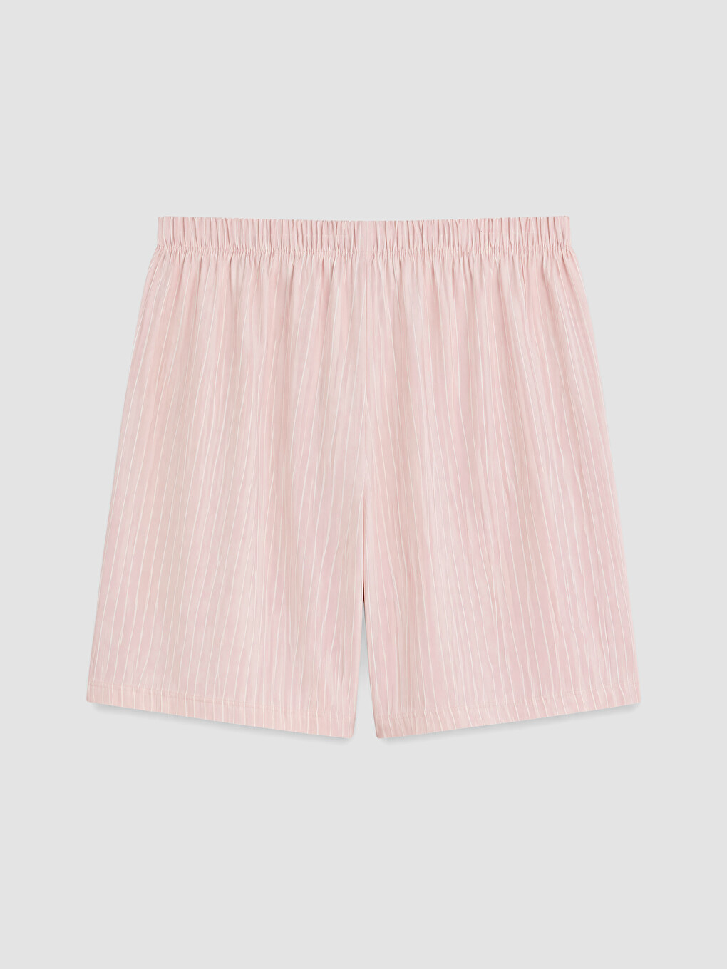 Crew Neck Striped Women's Shortie Pyjama Set-8