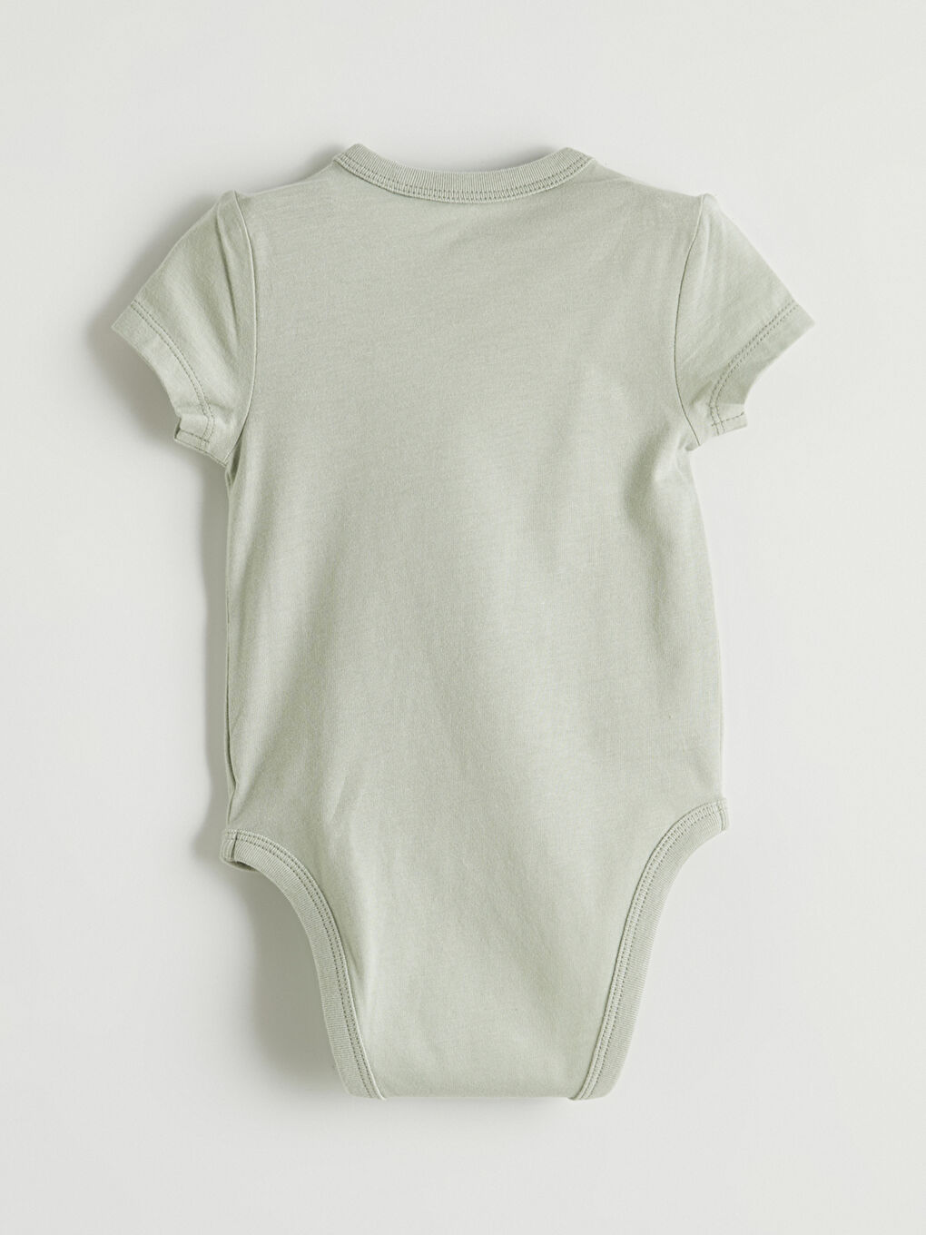 Kız Bebek V Yaka Çıtçıtlı Body 2'li-3