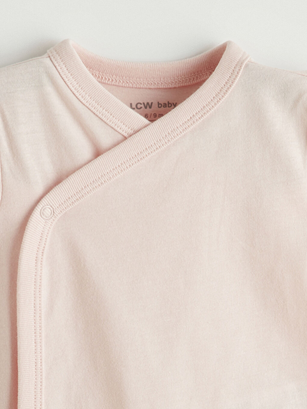 Kız Bebek V Yaka Çıtçıtlı Body 2'li-5