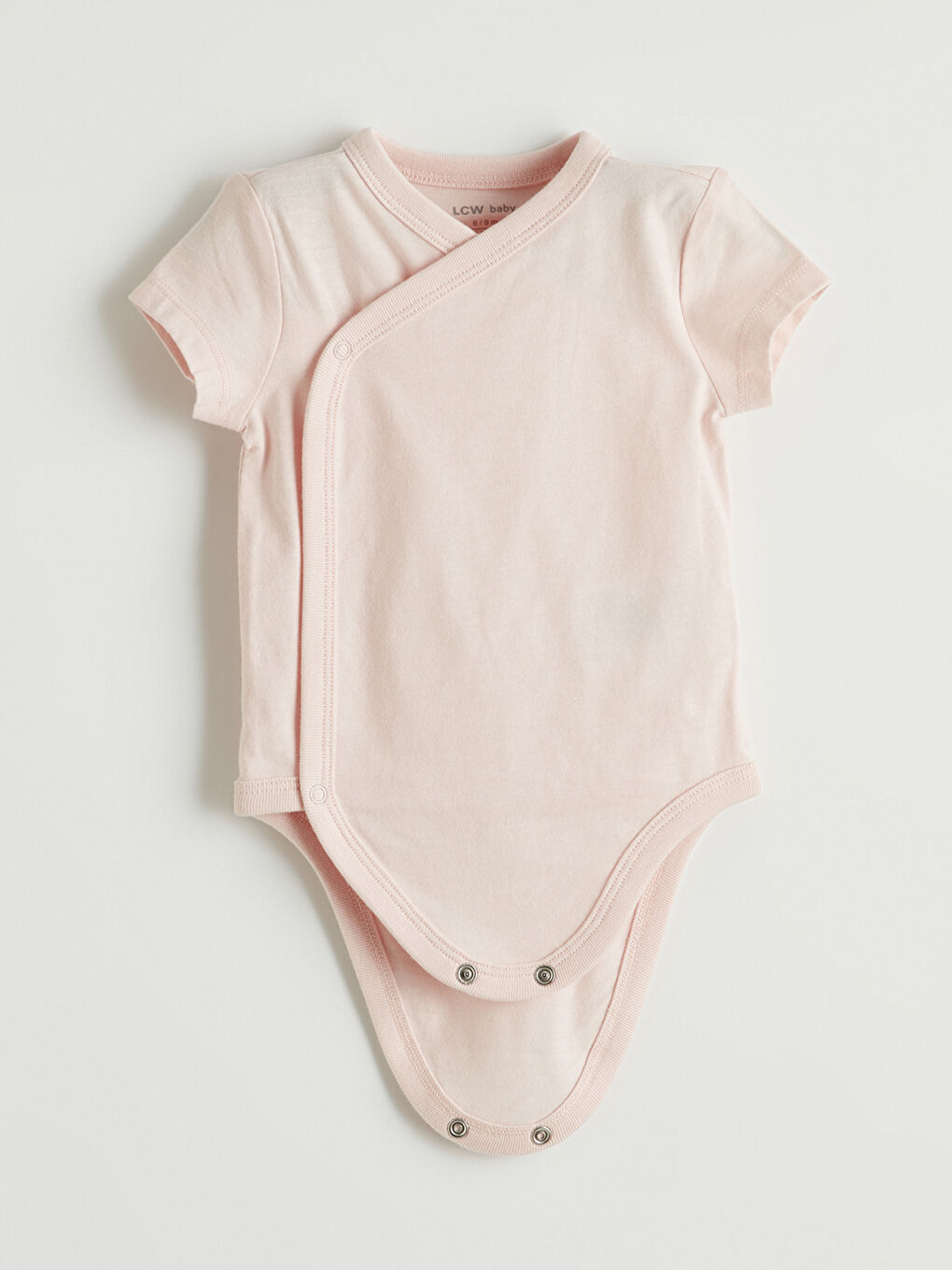 Kız Bebek V Yaka Çıtçıtlı Body 2'li-6