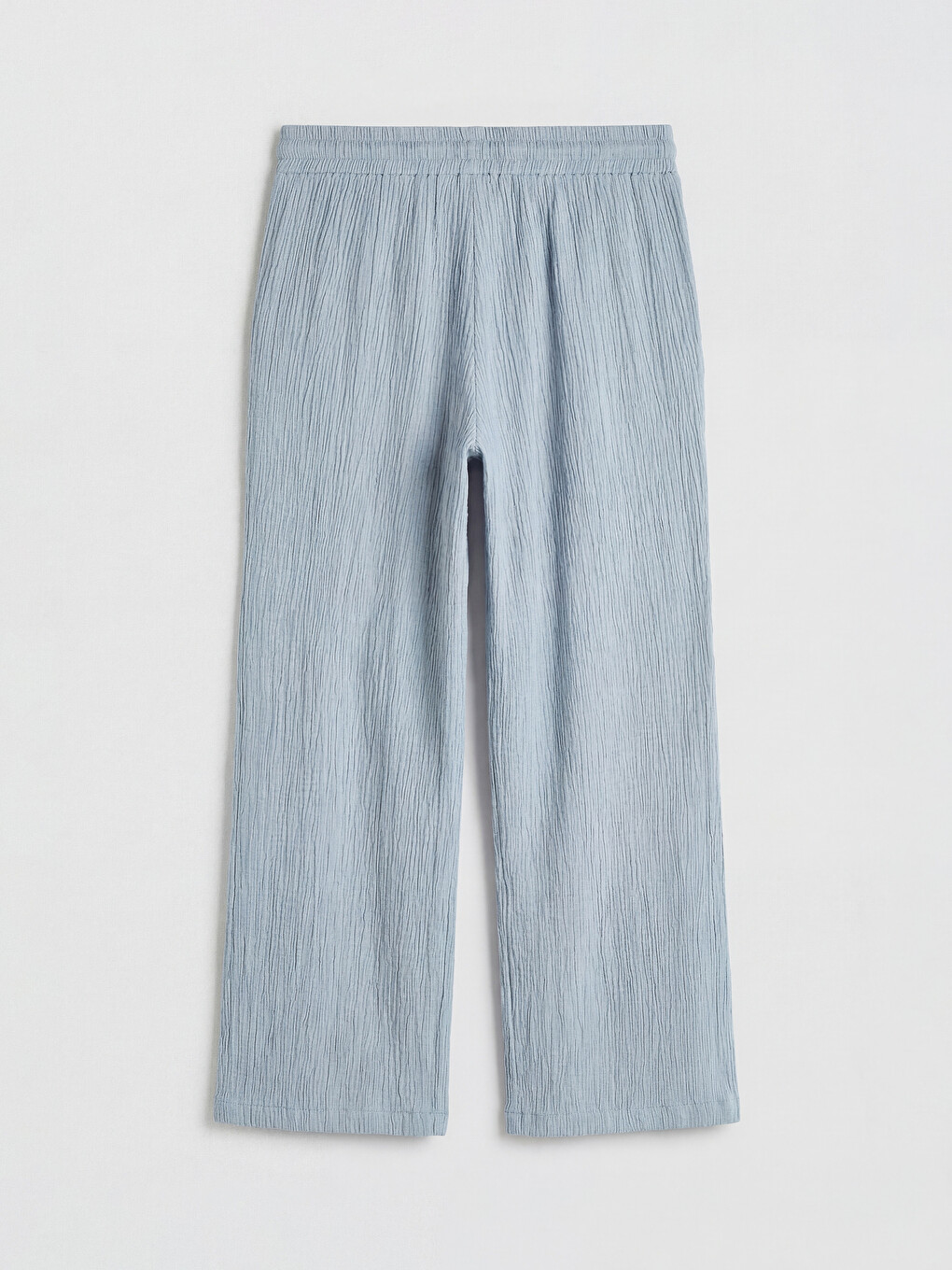 Elastische Taille Strukturierte Damenhose-5