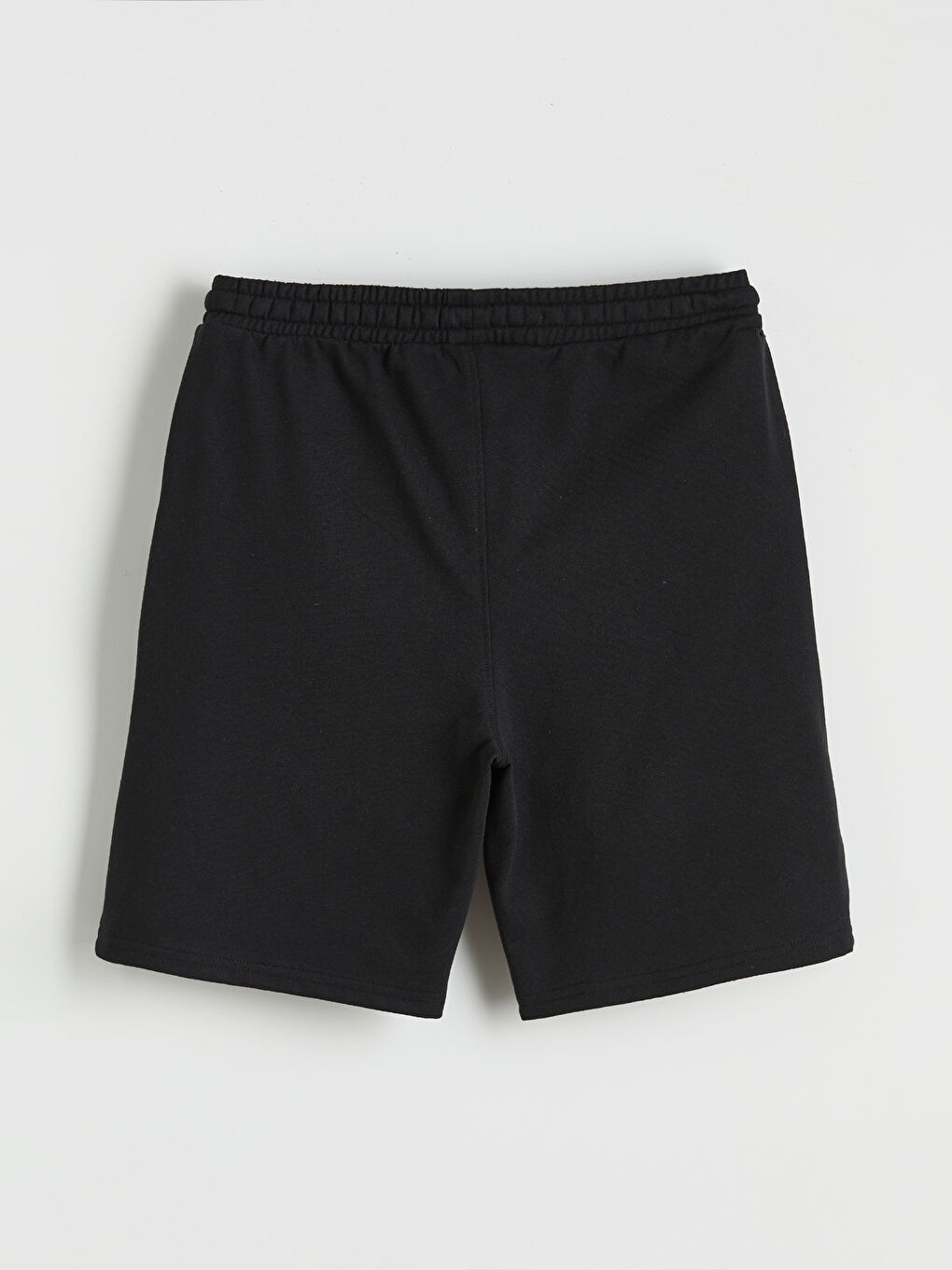 Siyah Beli Lastikli Erkek Çocuk Şort-1