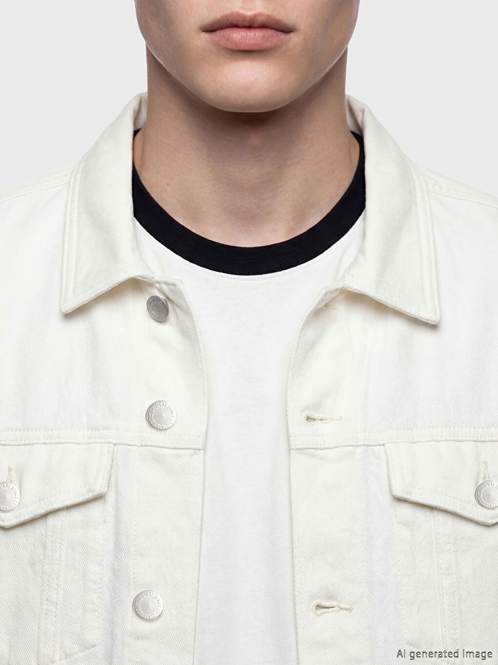 Джинсовая куртка стандартного кроя для мужчин-3