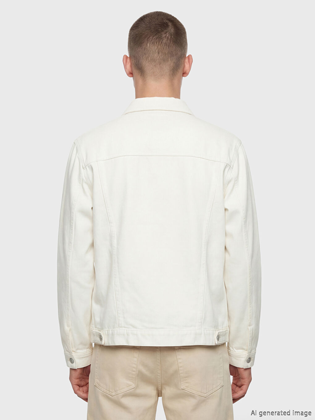 Джинсовая куртка стандартного кроя для мужчин-4