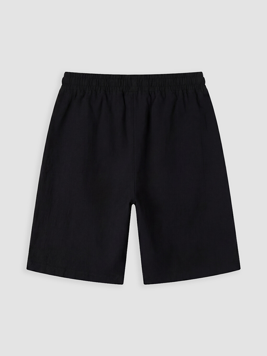 Siyah Erkek Çocuk Poplin Şort-1