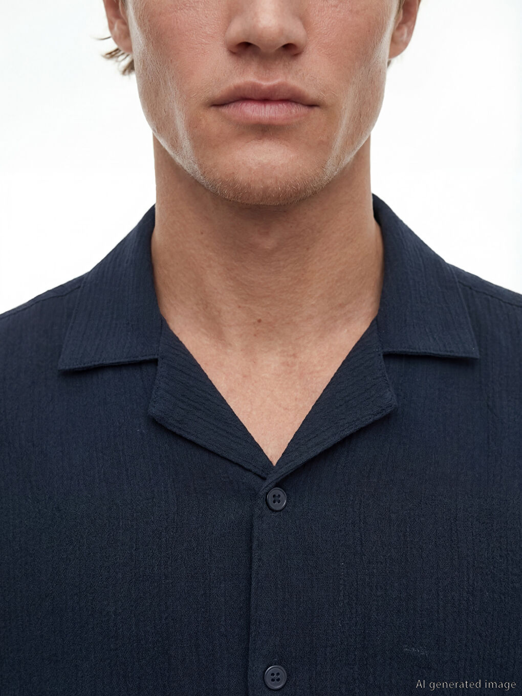 قميص سيرسوكر رجالي بقصة مريحة-2