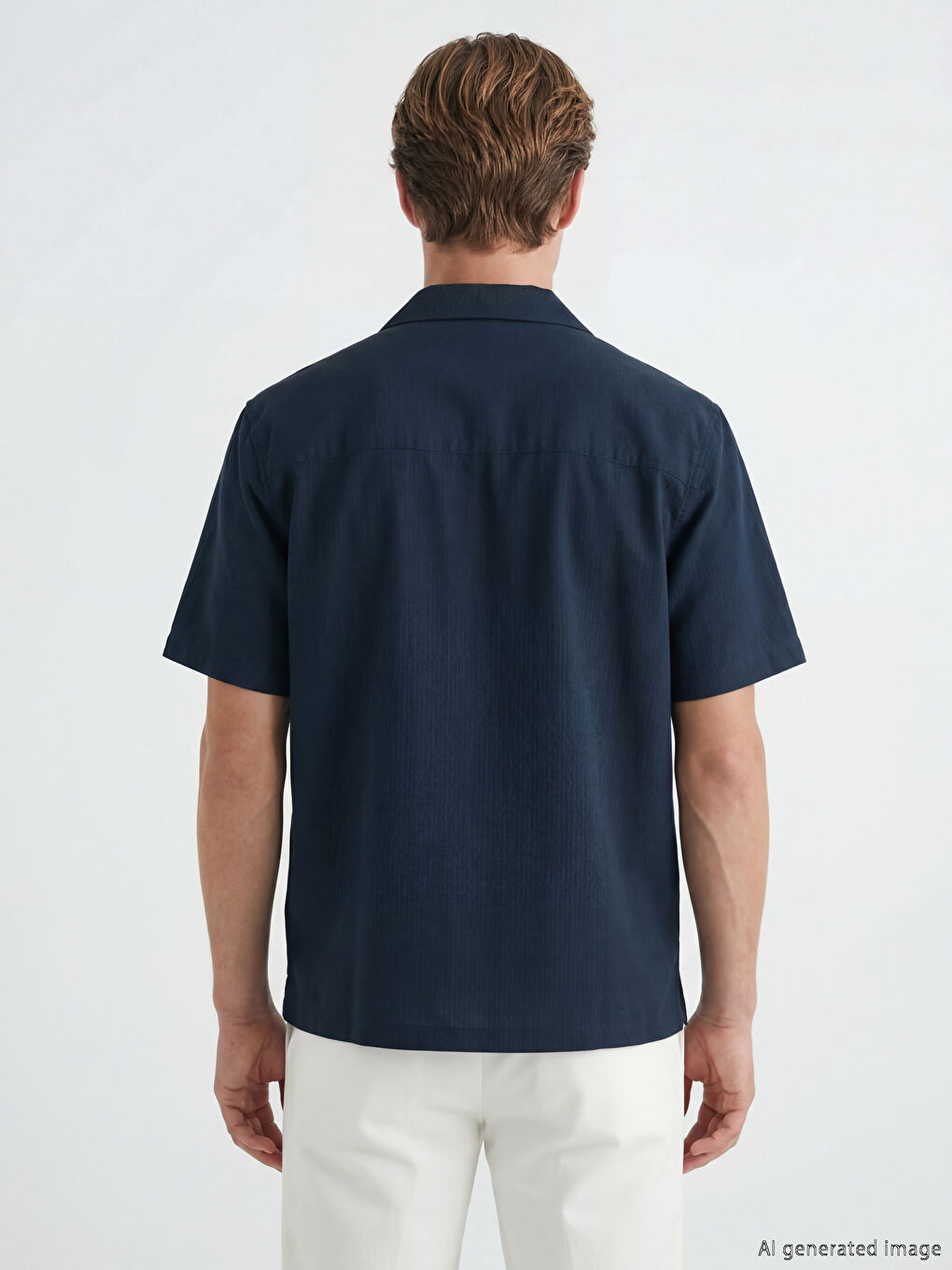 قميص سيرسوكر رجالي بقصة مريحة-3