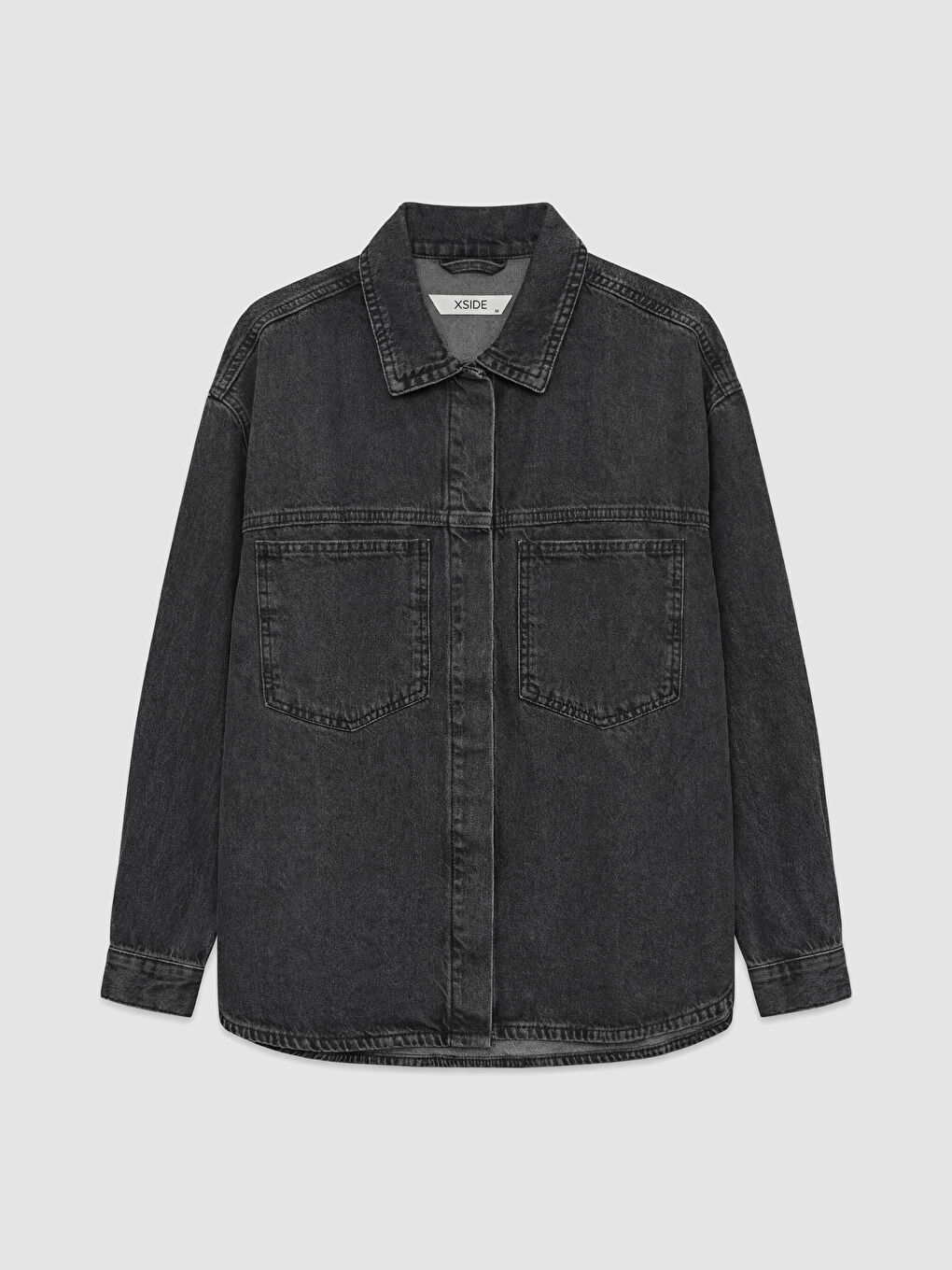 Chemise en jean GRIS Femme