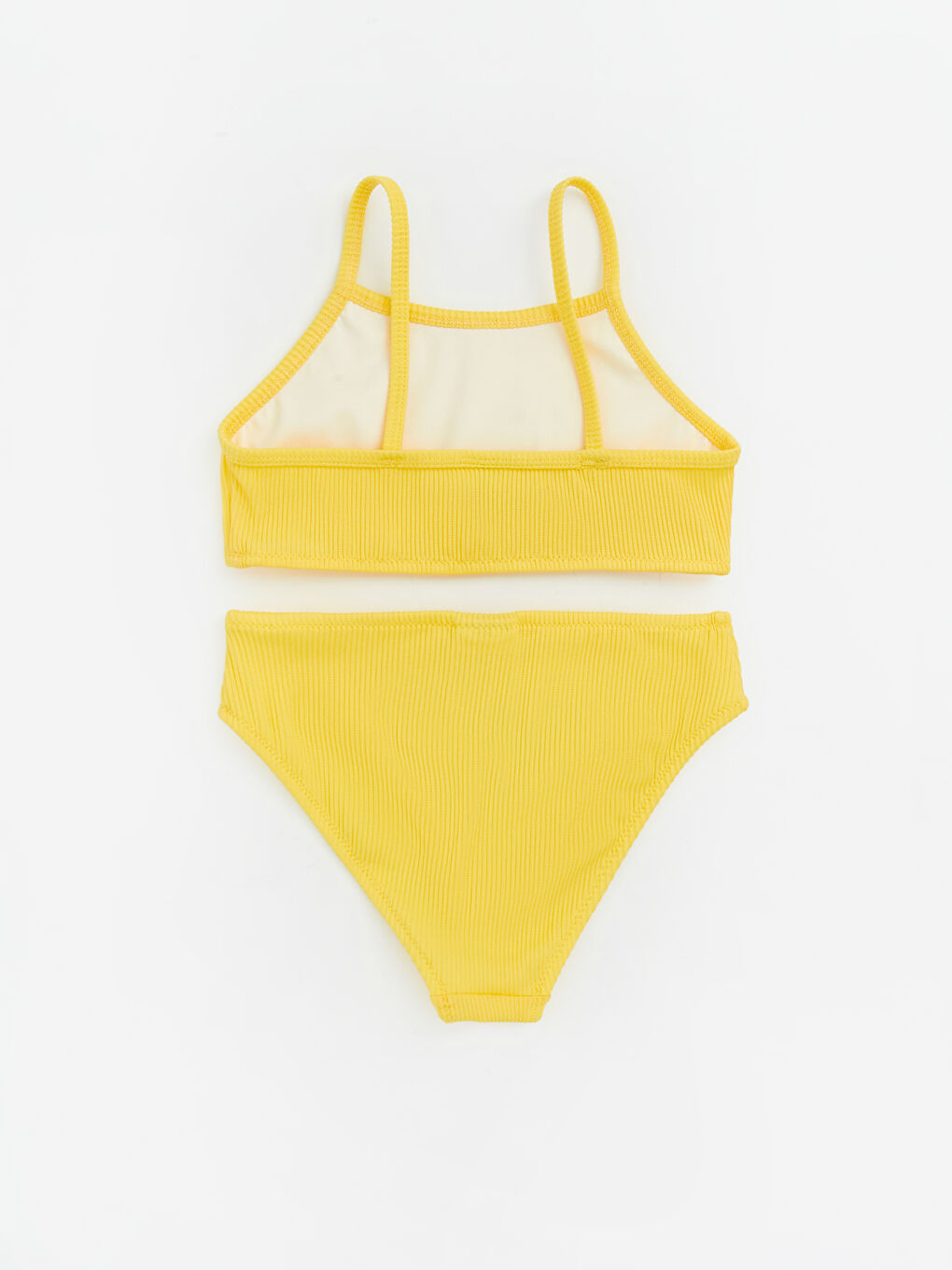 Sarı Fitilli Kız Çocuk Bikini-2