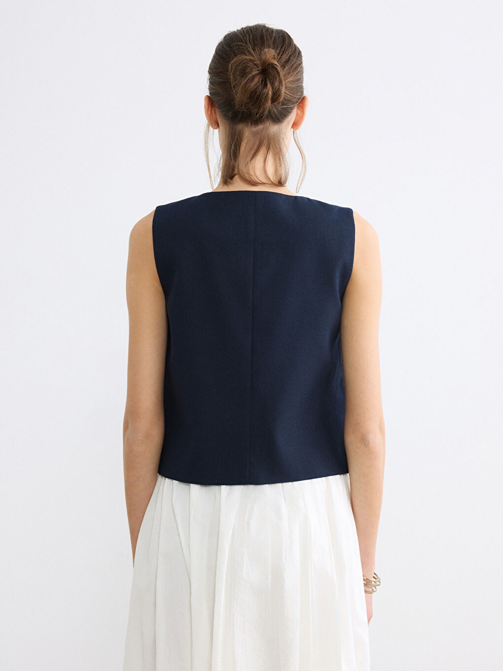 Gilet de costume MARINE Femme-3