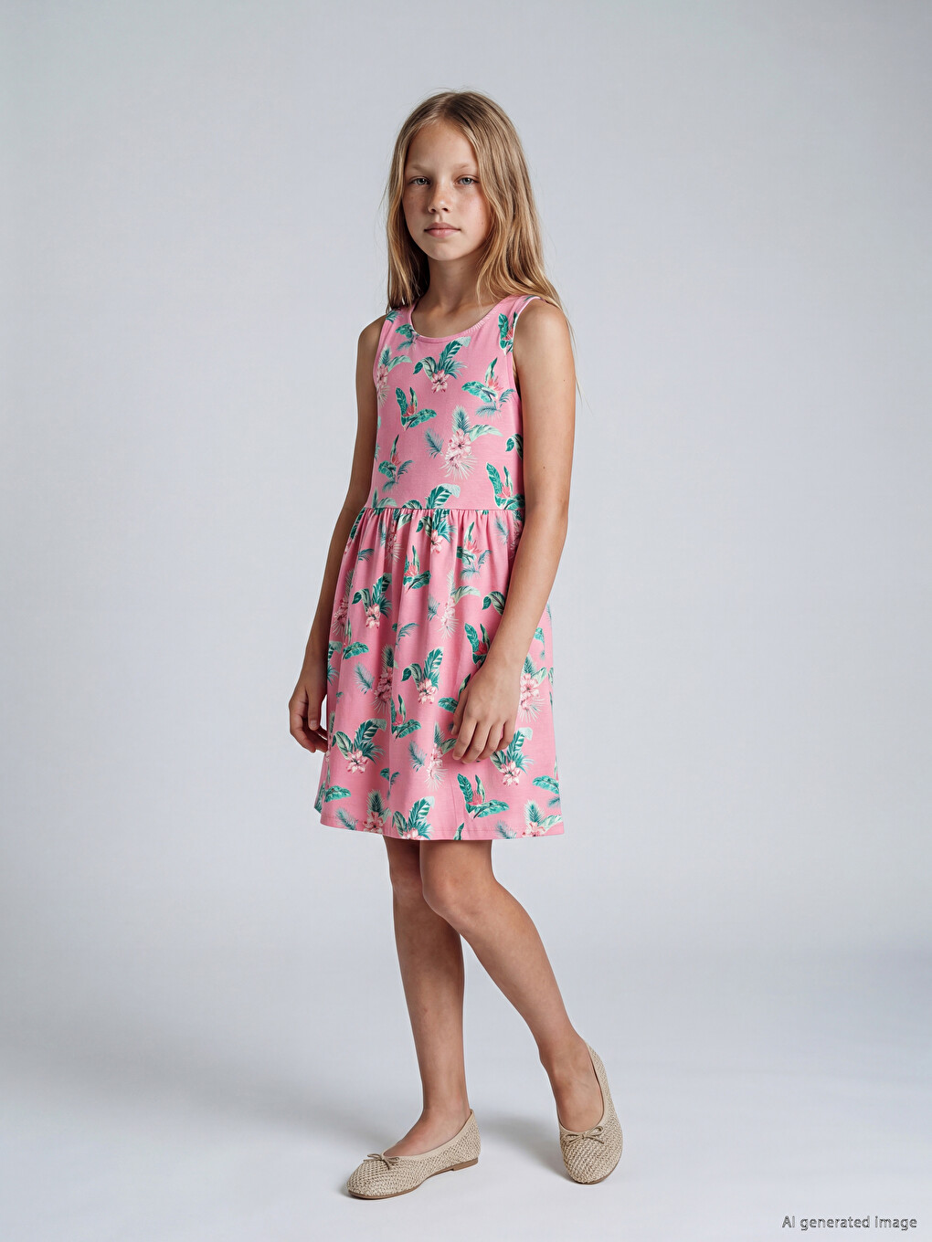 Rochie cu model pentru fete
