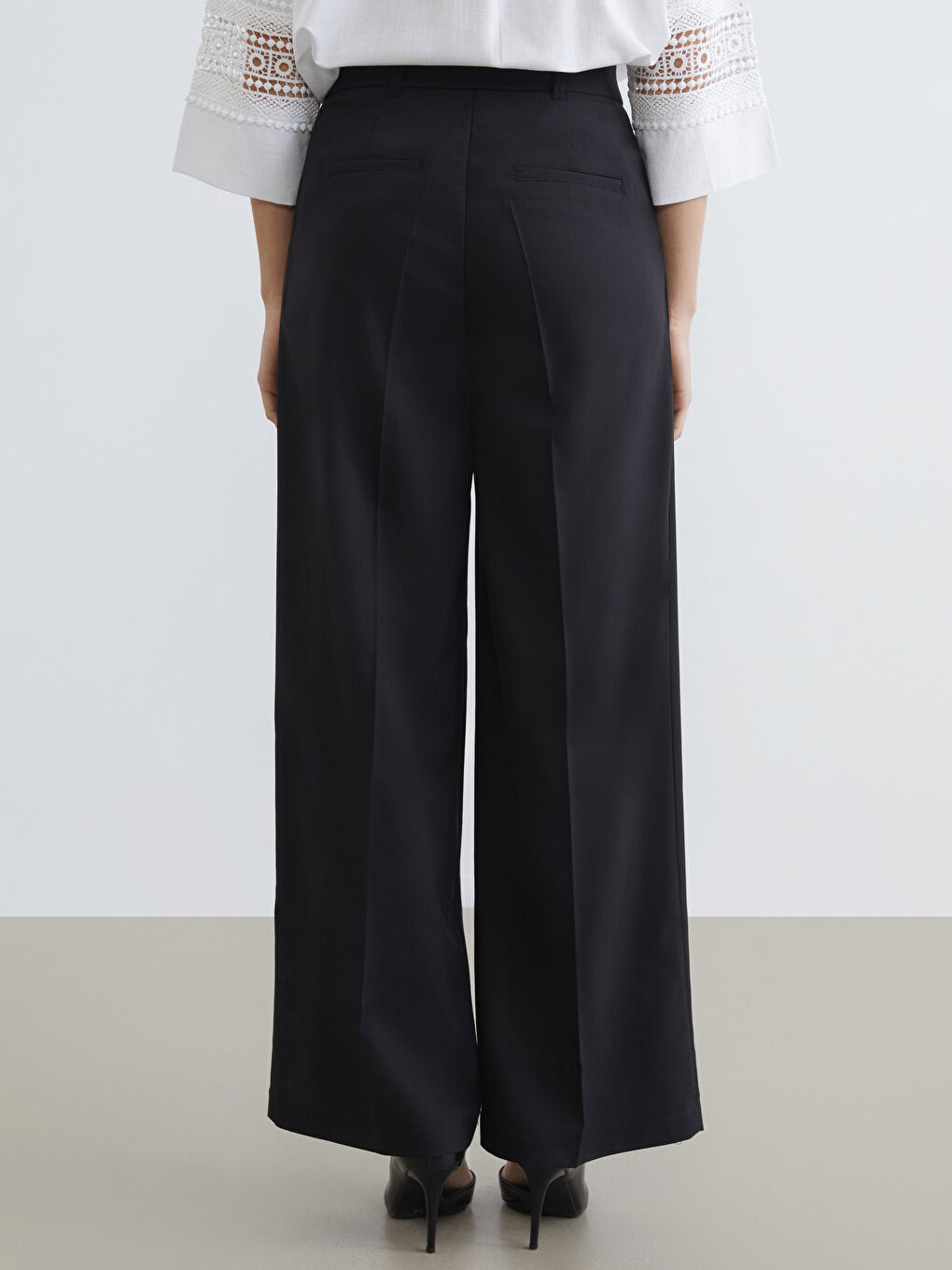 Pantalons de costume NOIR Femme-3