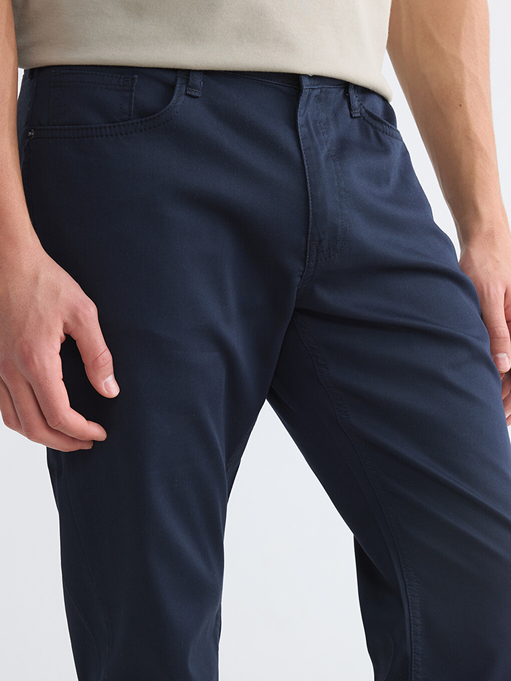 Regular Fit Men's Chino Trousers-2