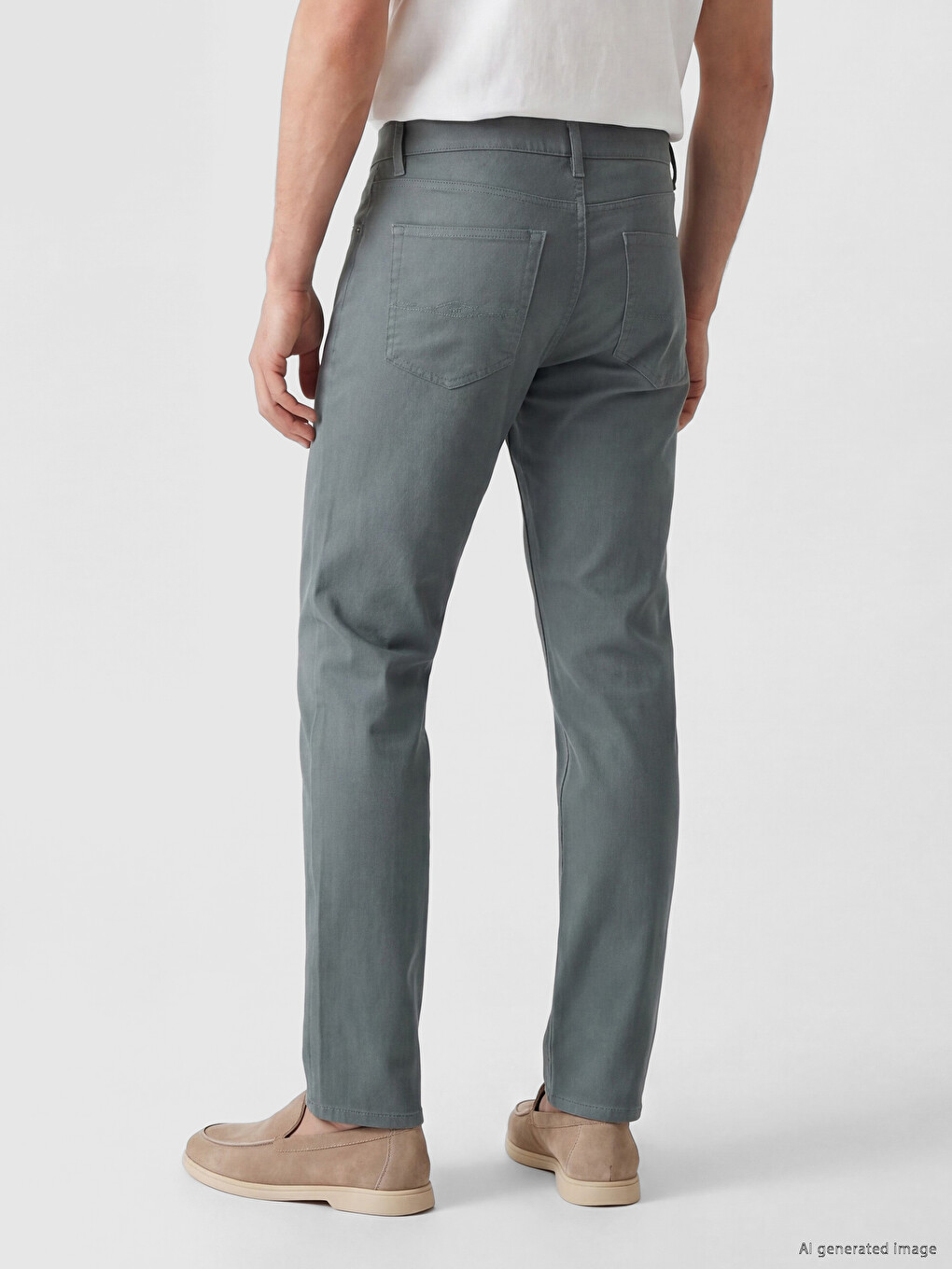 Regular Fit Men's Chino Trousers-2