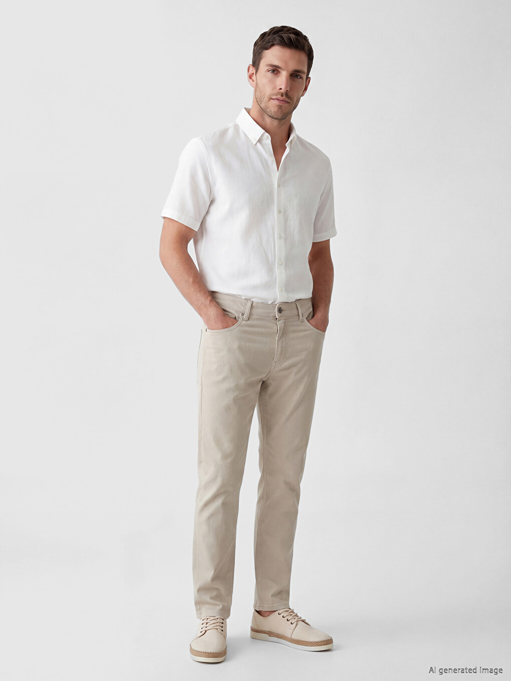 Regular Fit Men's Chino Trousers