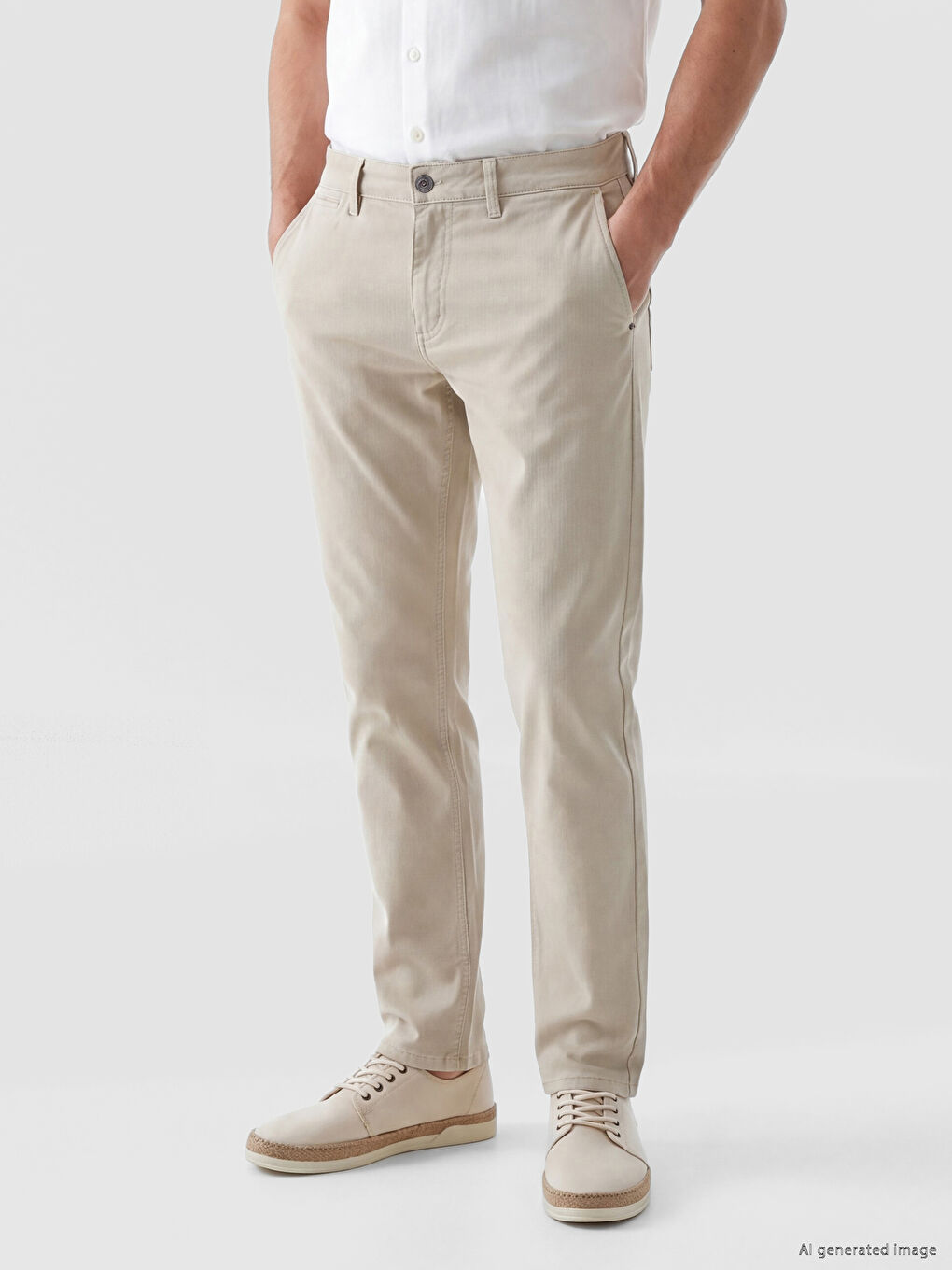 Regular Fit Men's Chino Trousers-1