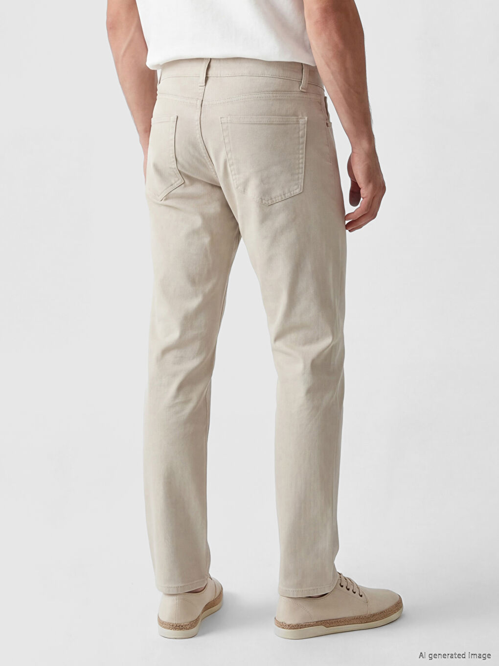 Regular Fit Men's Chino Trousers-2