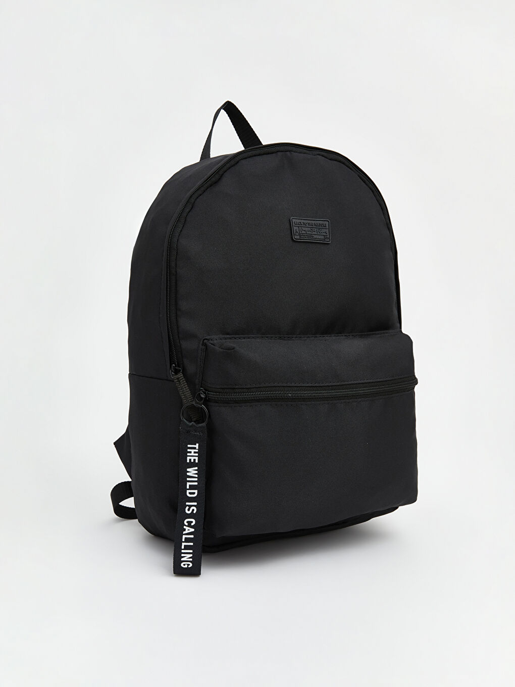 Siyah Fermuarlı Erkek Sırt Çantası-1