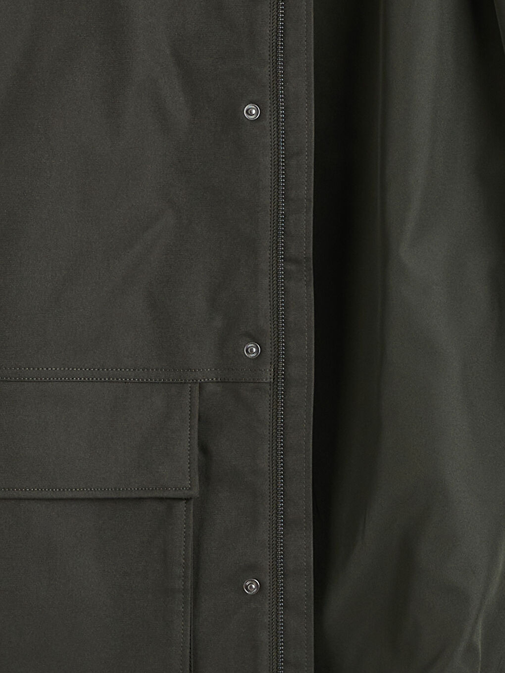 Мужчины Хаки Пальто-7