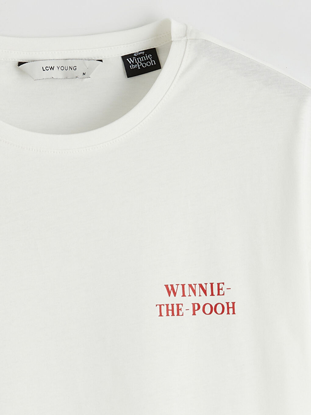 Ekru Winnie the Pooh Baskılı Kadın Pijama Takım-6