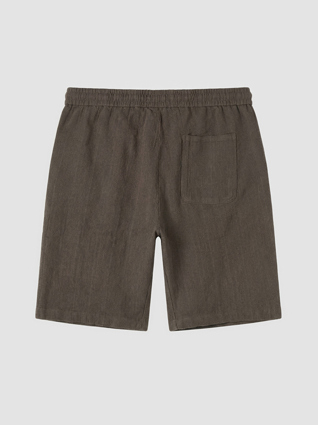 Regular Fit Linen Look Men's Shorts-4