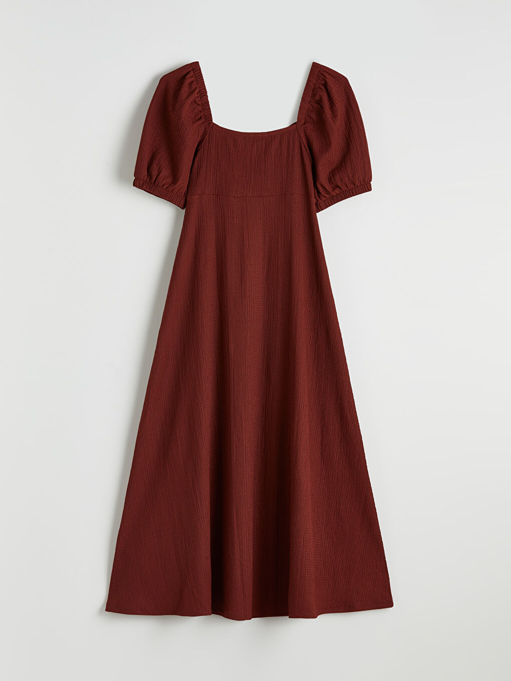 Sweetheart Neckline Puff Sleeve Women's Dress-5