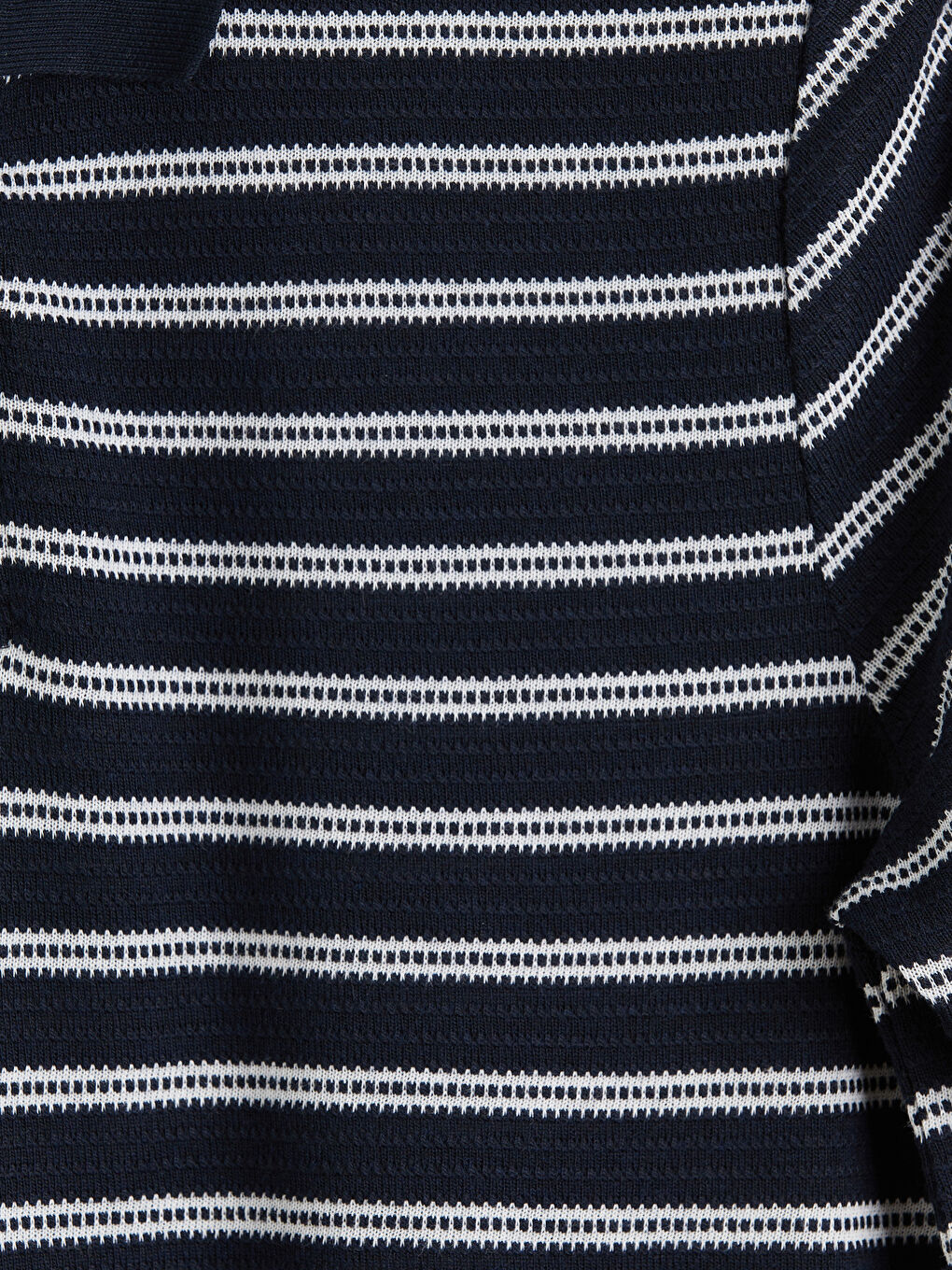 Lacivert Polo Yaka Erkek Tişört-1