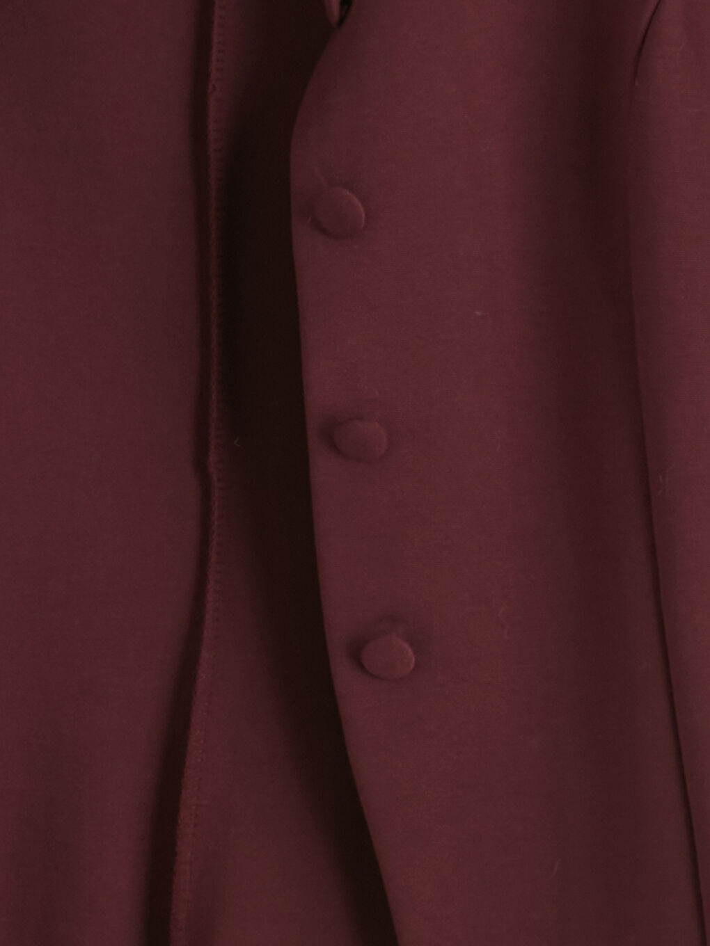 Bordo Bisiklet Yaka Kadın Yelek-6