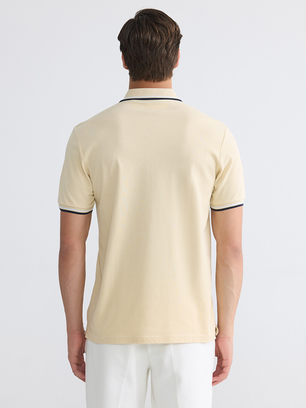Polo Collar Pique Men's T-Shirt-5