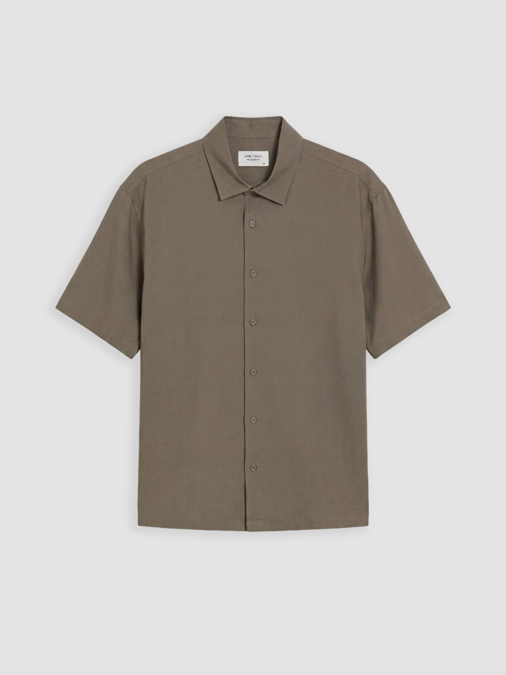Yeşil Regular Fit Dokulu Erkek Gömlek
