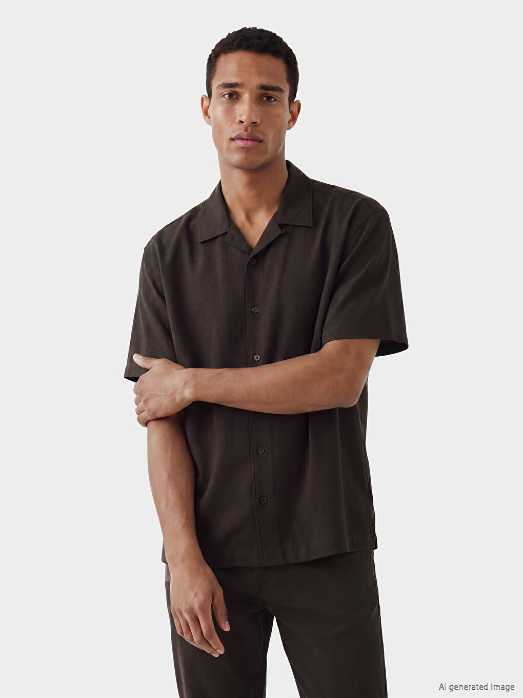Regular Fit Textured Men's Shirt