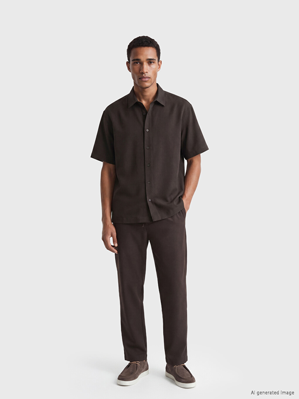 Regular Fit Textured Men's Shirt-1