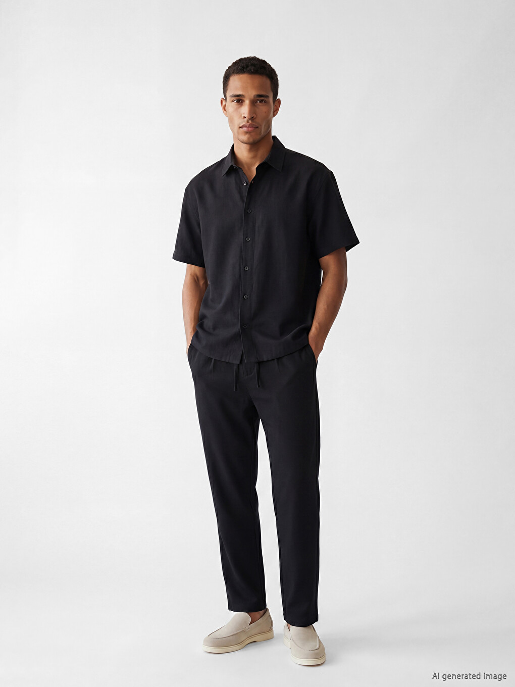 Regular Fit Textured Men's Shirt-1