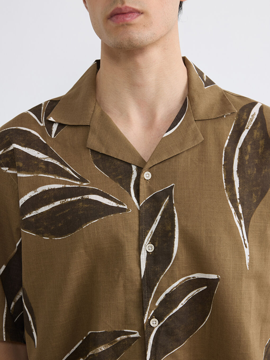 Άνδρας ΚΑΦΕ Πουκάμισο-2