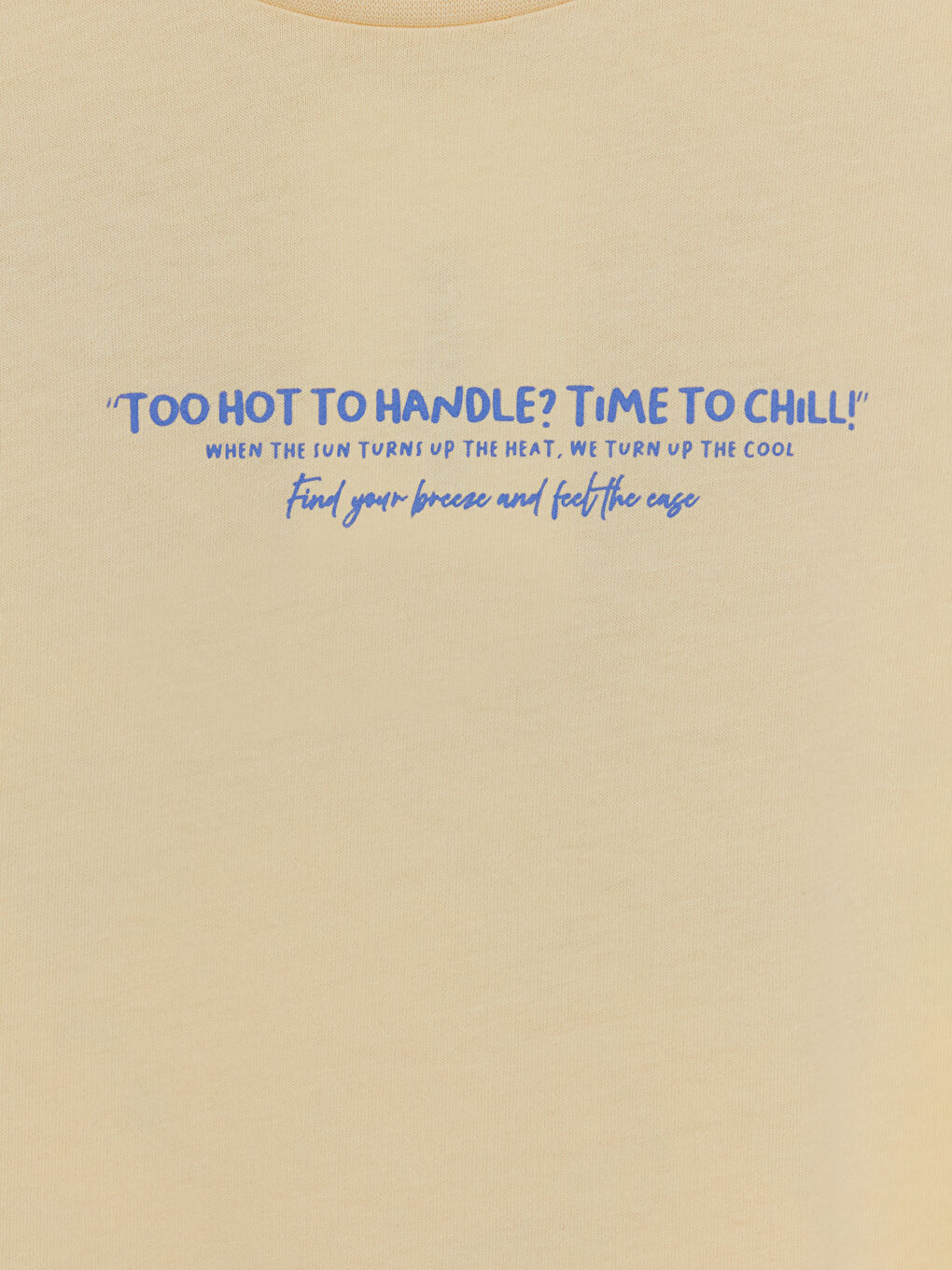 Sarı Baskılı Kız Çocuk Tişört-2