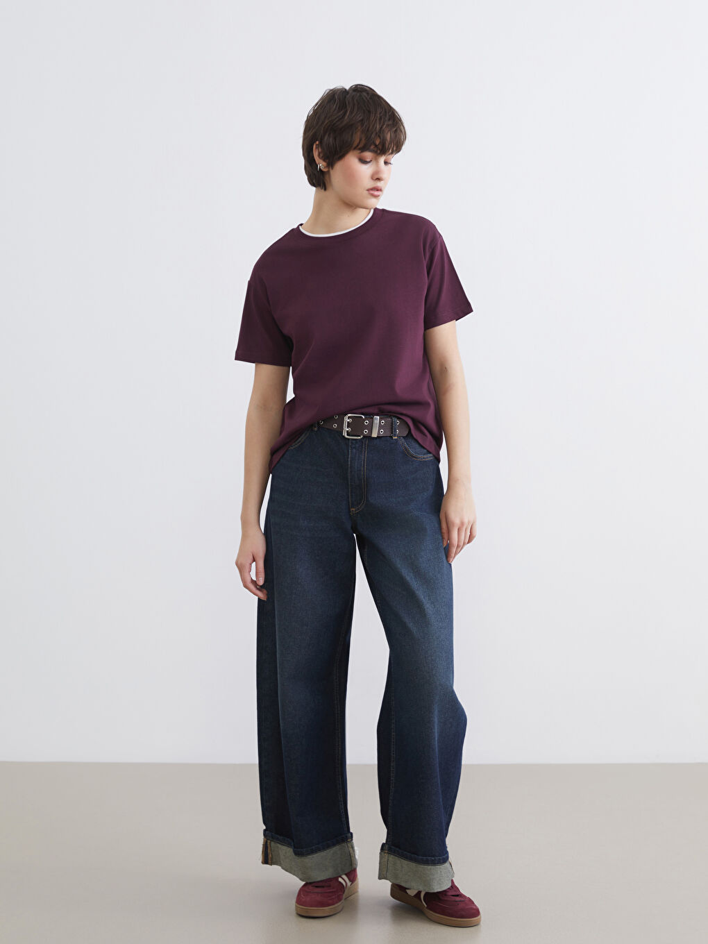 Woman BORDEAUX T-Shirt-1