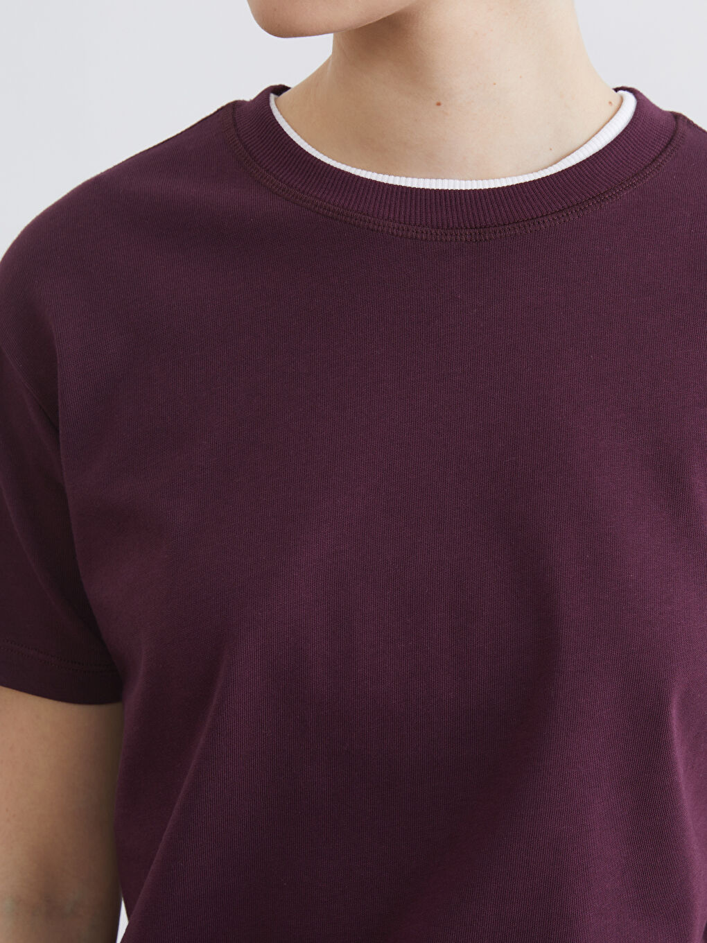 Woman BORDEAUX T-Shirt-2