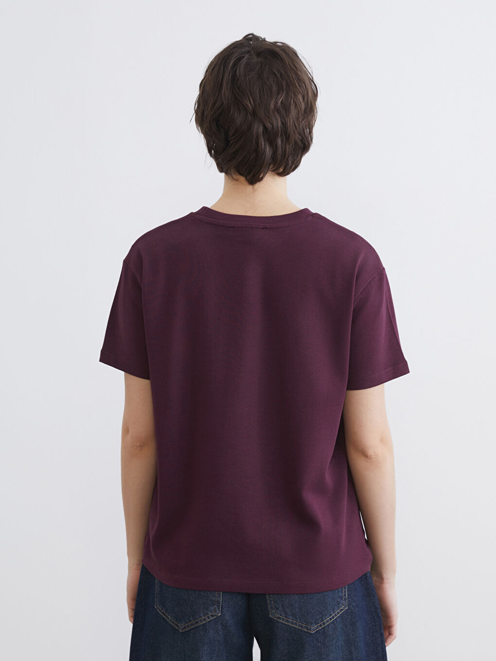 Woman BORDEAUX T-Shirt-3