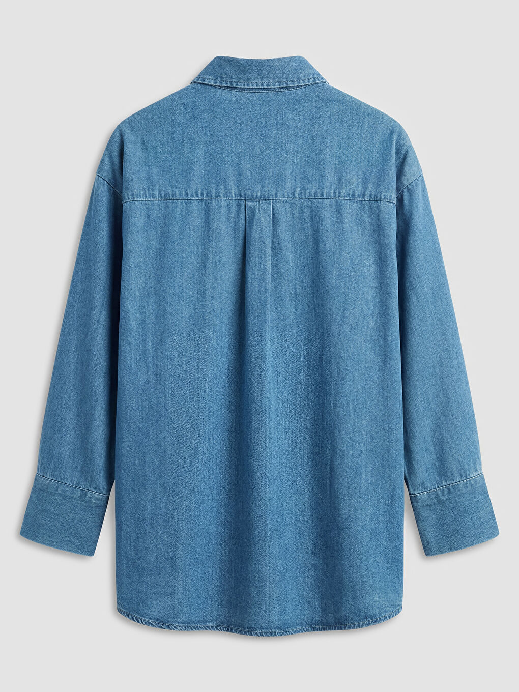 İndigo Kadın Jean Gömlek Tunik-6