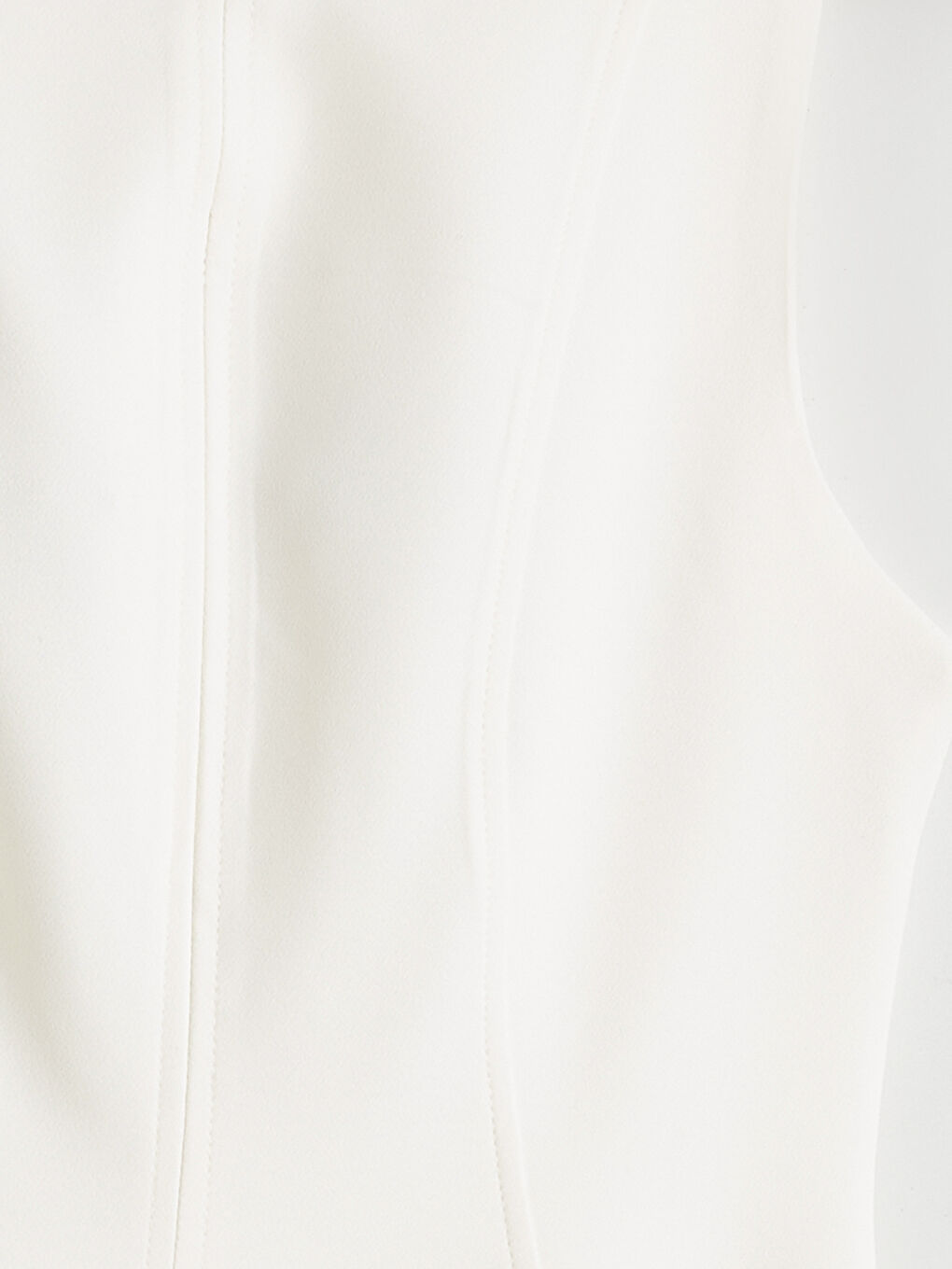 Ekru Bisiklet Yaka Peplum Elbise-5