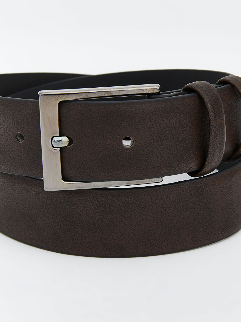 Kahverengi Deri Görünümlü Erkek Kemer-3