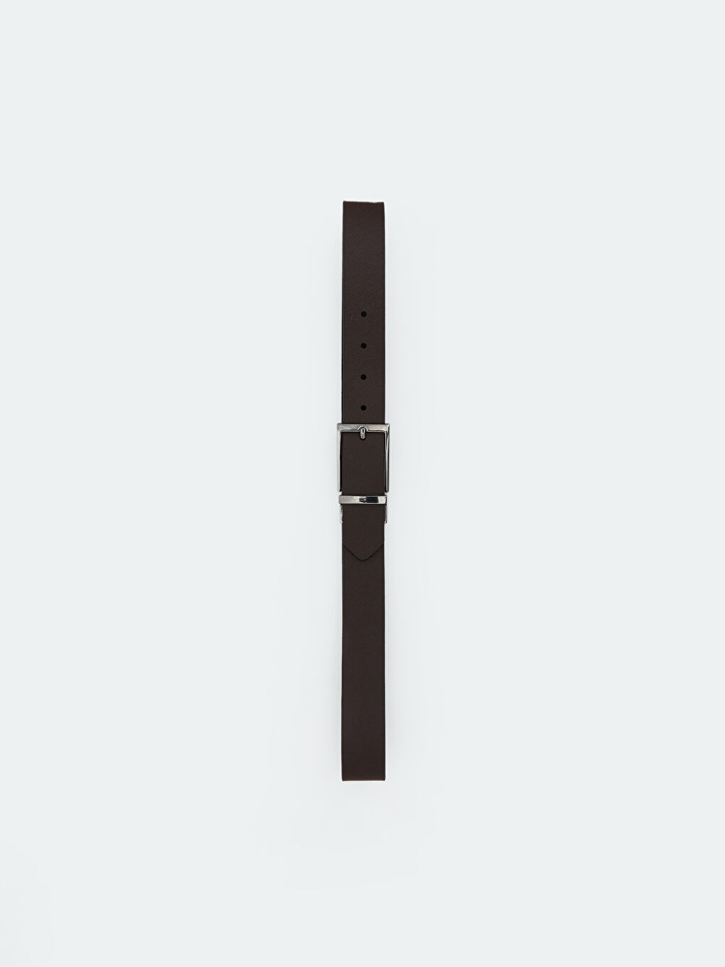 Siyah Deri Görünümlü Erkek Kemer -2