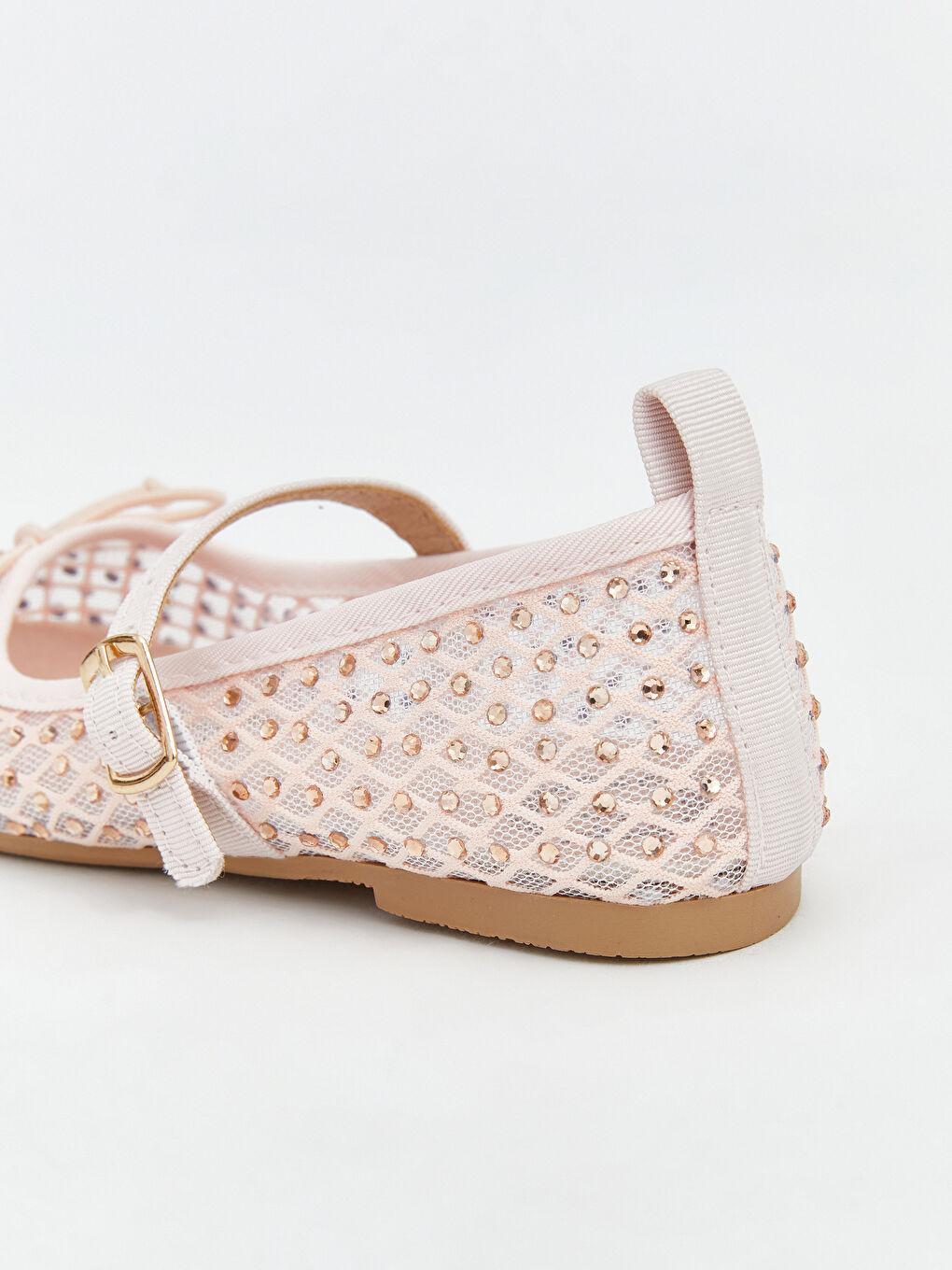 Bow Detailed Girls' Ballet Flats-4