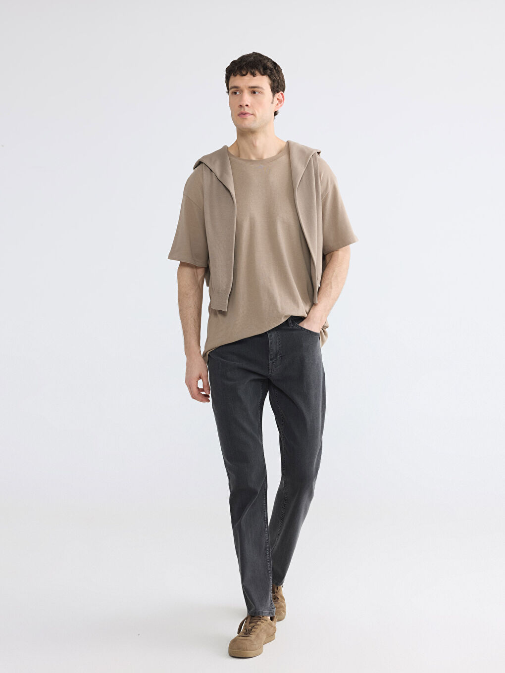 Gri 779 Regular Fit Erkek Jean Pantolon