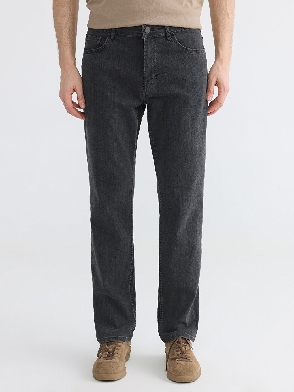 Gri 779 Regular Fit Erkek Jean Pantolon-1